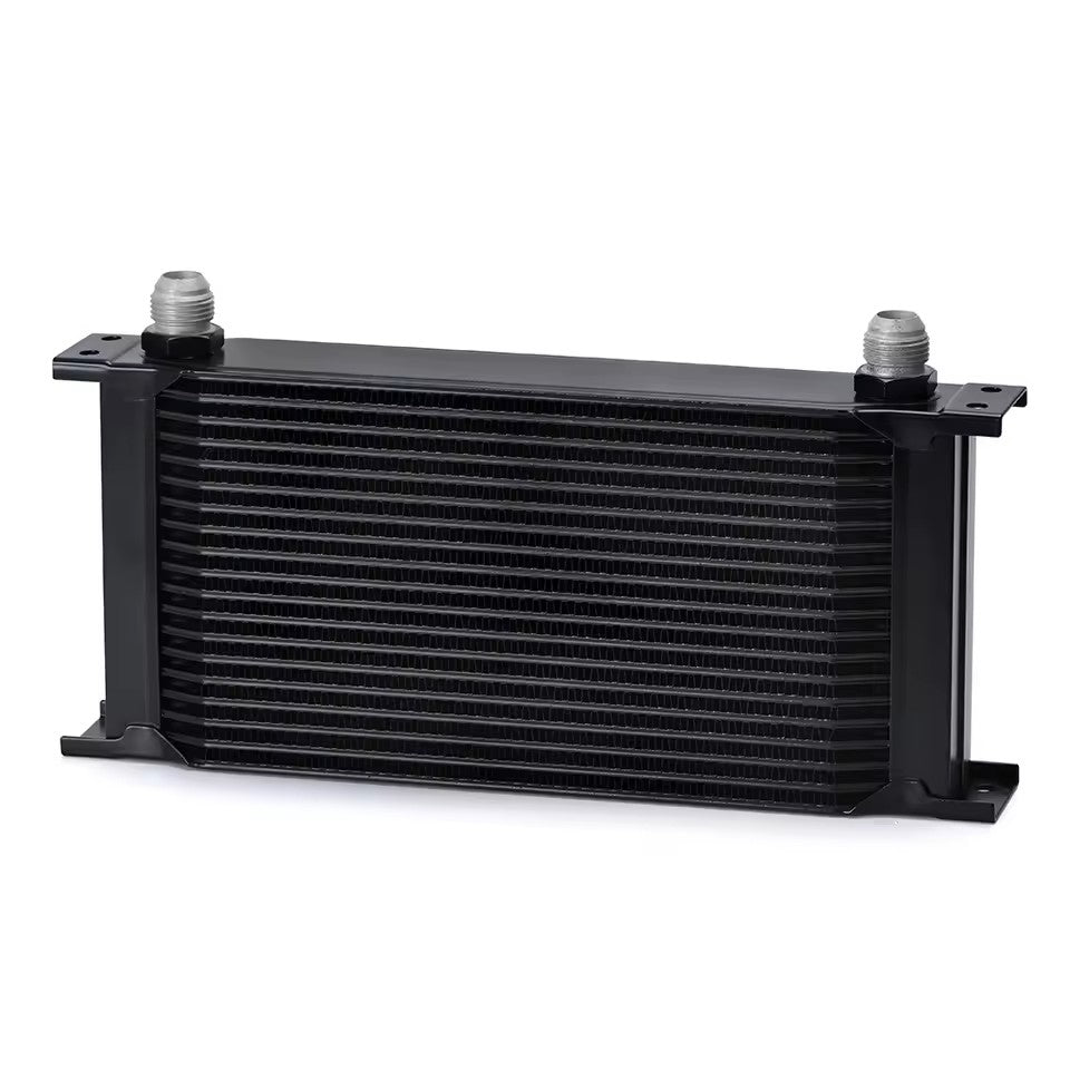 Raceday X-Series Universal Oil Cooler – 19 Row Plate & Fin (-10AN / -12AN)