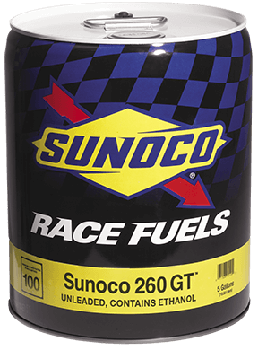Sunoco 260 GT – 100 Octane Unleaded Race Fuel