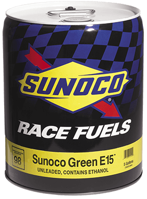 Sunoco Green E15 – 98 Octane Unleaded Race Fuel