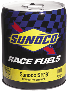 Sunoco SR18 – 118 Octane Leaded Race Fuel